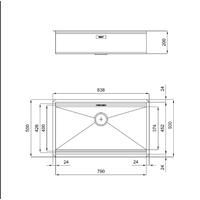 Pomivalno korito FOSTER Milano 1014 850 