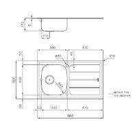 Pomivalno korito FOSTER S1000 1186 161