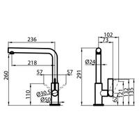 Kuhinjska armatura Foster OMEGA 8497 000