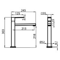 Kuhinjska armatura Foster TRE ALTO 8468 000 - ODPRODAJA EKSPONATA