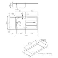 Pomivalno korito FOSTER S1000 1186 500 