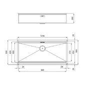 Pomivalno korito FOSTER Milano 1015 850