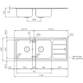 Pomivalno korito FOSTER Elettra 5812 062 