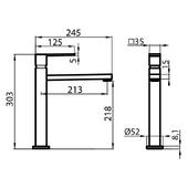 Kuhinjska armatura Foster TRE ALTO 8468 000 - ODPRODAJA EKSPONATA