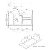 Pomivalno korito FOSTER S1000 1186 500 